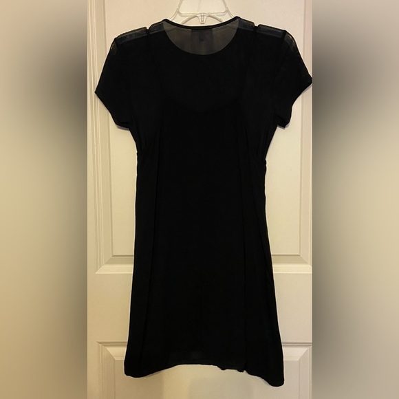 BLEUH Ciel 👗 Sz-S, Short Sleeves Part Actually Lining w/TankTop Over the Lining - Picture 4 of 15